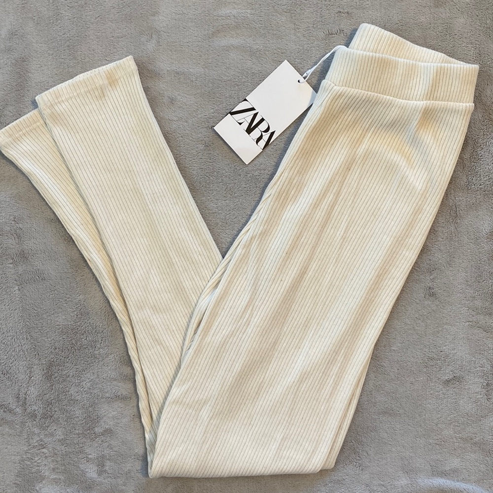 NWT ZARA Ribbed Leggings